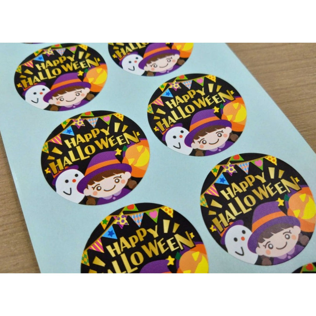 ARC POPシール HAPPY HALLOWEEN BU【35mm×35mm】300枚入 LX617S-02