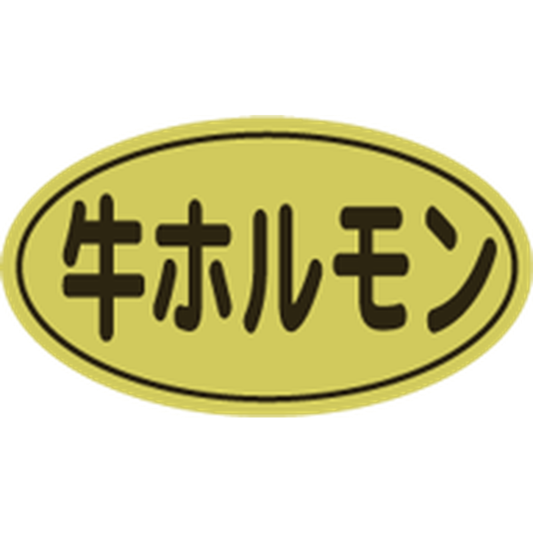 ARC POPシール 牛ホルモン金ﾎｲﾙ RE【17mm×30mm】500枚入 LY441S-01