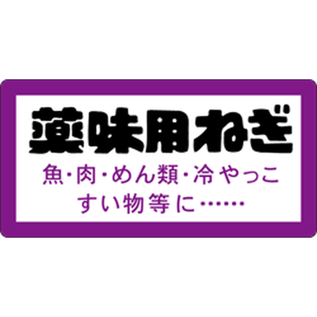 ARC POPシール 薬味用ねぎ RE【20mm×40mm】500枚入 LZ366S-01