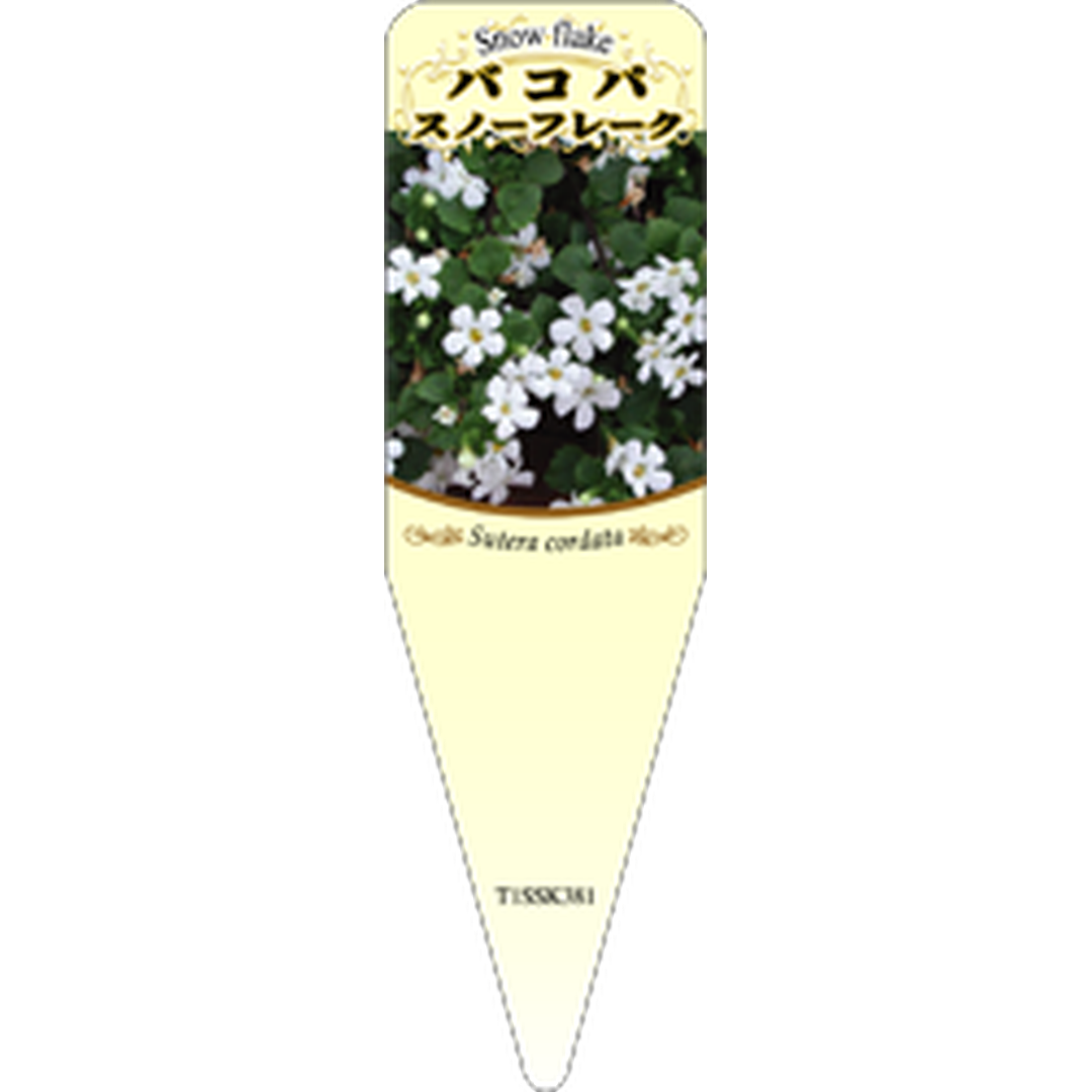 ARC バコパ スノーフレーク S 園芸用ラベル【115mm×34mm】100枚入 T1SSK381-01
