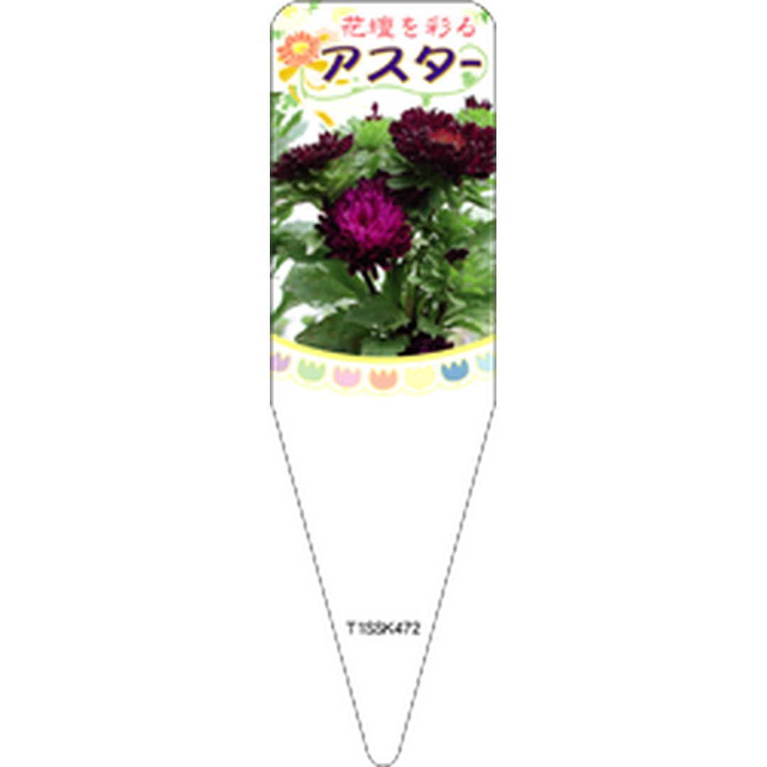 ARC アスター ムラサキ Ｓ 園芸用ラベル【115mm×34mm】100枚入 T1SSK472-01