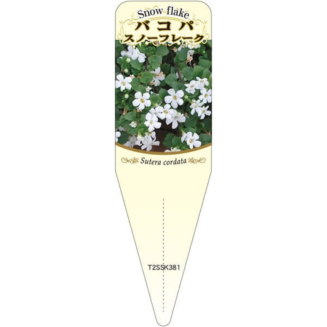 ARC バコパ スノーフレーク S 園芸用ラベル【115mm×34mm】100枚入 T2SSK381-01