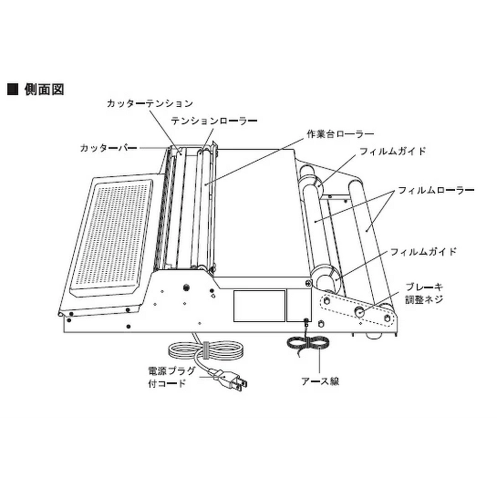 ARC 食品用ラップフィルム包装機 マルチラッパー 460U2 W460U2-03