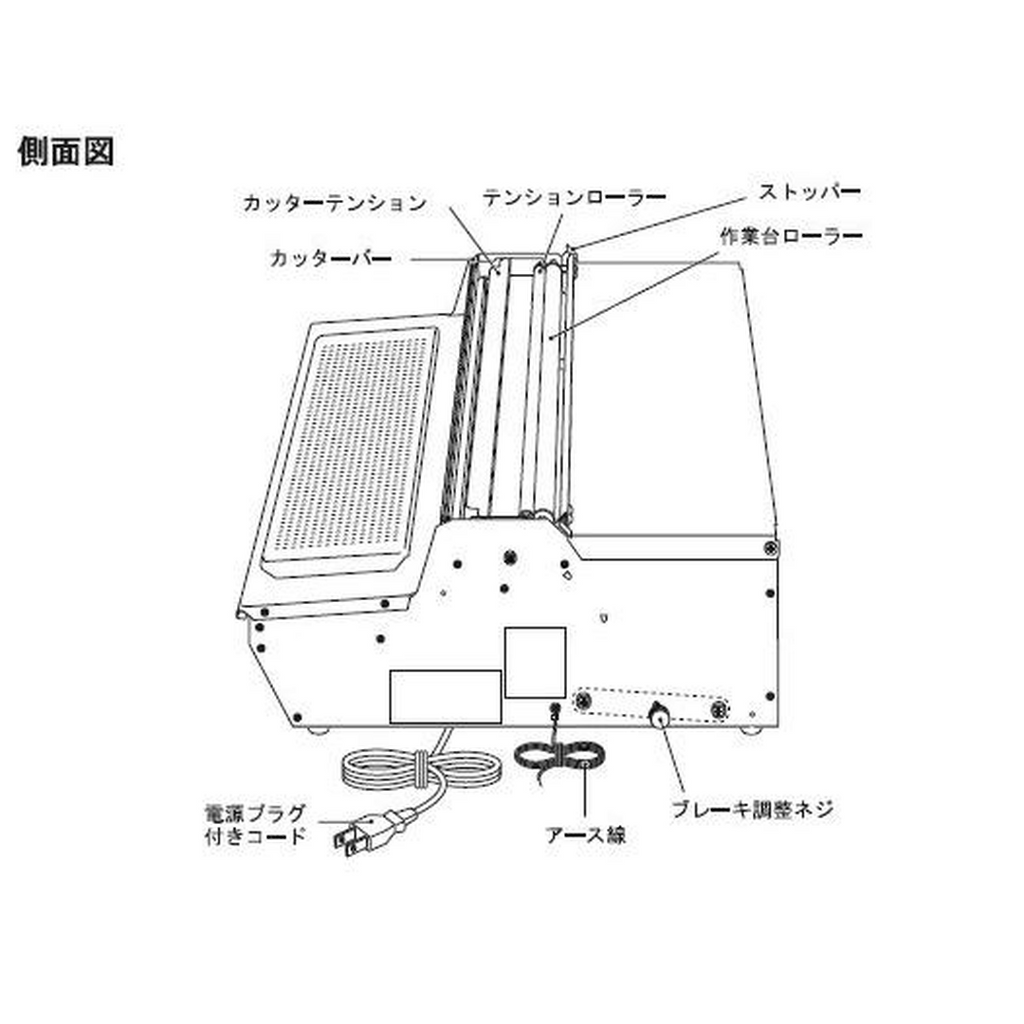 ARC 食品用ラップフィルム包装機 マルチラッパー 520B2 W520B2-04