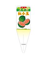 スイカ アカコダマ イラスト S 園芸用ラベル【115mm×34mm】100枚入