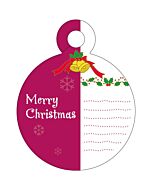 クリスマス NO1 O 園芸用ラベル【70mm×55mm】100枚入