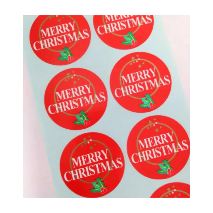 メリークリスマス PI【45mm×45mm】300枚入 | POPシール | ラベル