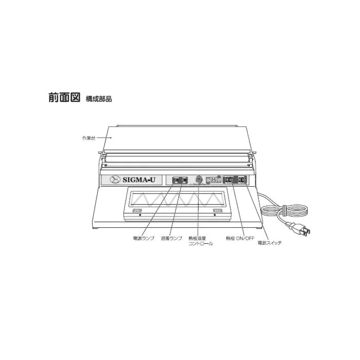 食品用ラップフィルム包装機 シグマラッパー WSEU | ラベル
