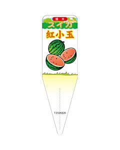 スイカ アカコダマ イラスト S 園芸用ラベル【115mm×34mm】100枚入