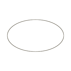 無地透明 PET  RE【30mm×17mm】500枚入